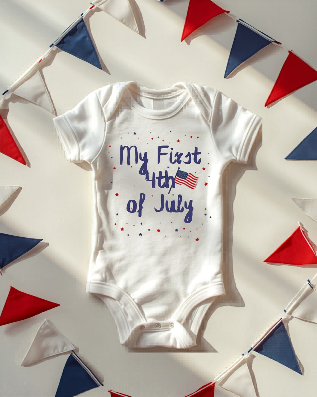 4th July Baby Onesie 2